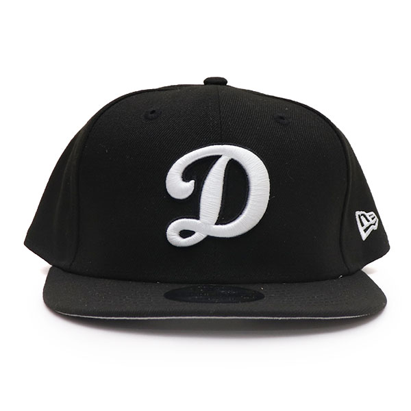 New Era 9FIFTY SDロゴ キャップ 9FIFTY DOWNTOWN × New Era イニシャルロゴ ネイビー グレー