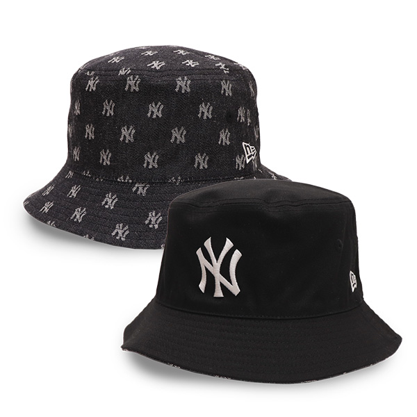 新品ニューエラNEW ERAリバーシブル2wayバケットハット黒紺サファリハット NEW ERA ニューエラ【NEW ERA】バケット01 リバーシブル