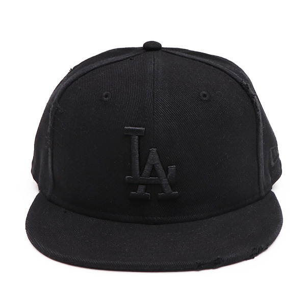 New Era 59FIFTY ブラックキャップ 7 1/8 NEW ERA（ニューエラ） ニューエラ/NEW ERA 59FIFTY Damaged Series