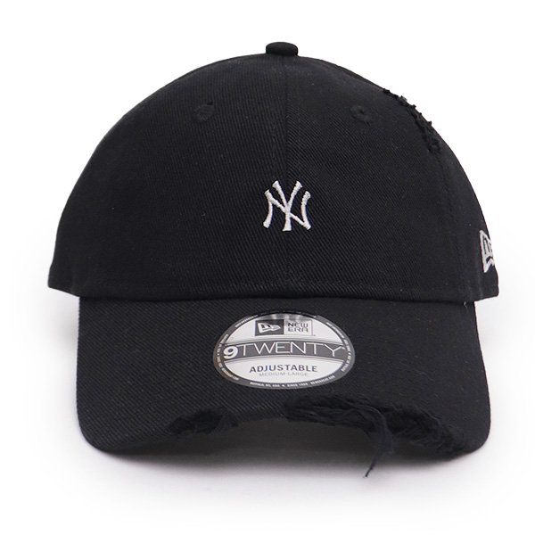 ニューエラ　ニューヨークヤンキース ダメージ デニム ベースボールキャップ NEW ERA（ニューエラ） ニューエラ【NEW ERA】9TWENTY MLB