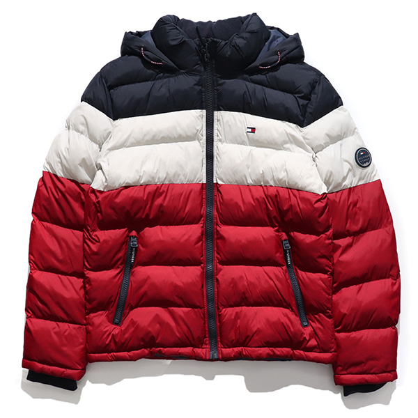 トミーヒルフィガー【TOMMY HILFIGER】158AN508 メンズ 中綿ジャケット アウター フード ナイロン ブルゾン トリコロール ロゴ  US規格 :tommy-158an508-jkt:ボブズストア - 通販 - Yahoo!ショッピング