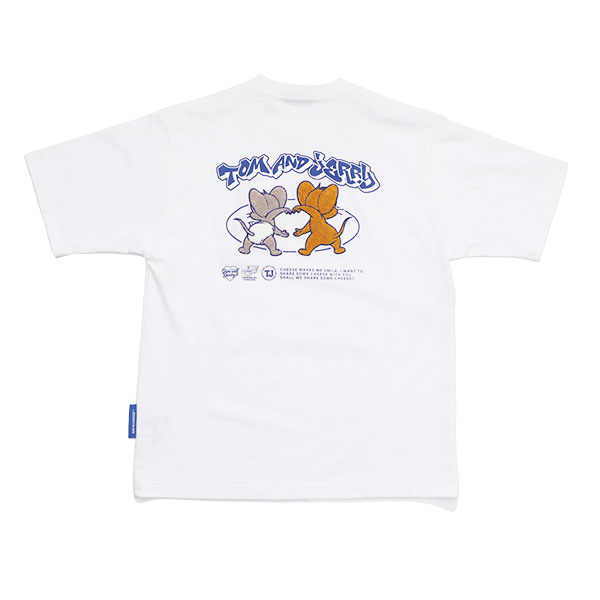 シークエンズ【SEQUENZ】TJ JERRY AND TUFFY S/S TEE / トムとジェリー Tシャツ 半袖 クルーネック 刺繍 ユニセックス サガラ刺繍 キャラクター【ネコポス発送】 | SEQUENZE | 02