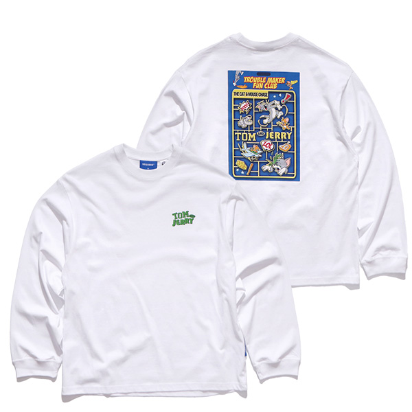 シークエンズ【SEQUENZ】TJ PLASTIC MODEL L/S TEE トムとジェリー ロンT 長袖 クルーネック プリント キャラクター ユニセックス【ネコポス発送】 | SEQUENZE | 02