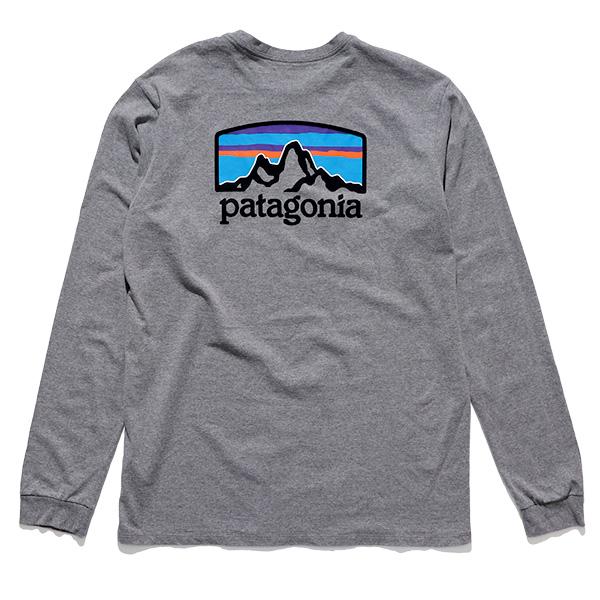 パタゴニア【patagonia】38514 メンズ・ロングスリーブ・フィッツロイ・ホライゾンズ・レスポンシビリティー 長袖 ロンT ロゴ Tシャツ レギュラー・フィット｜bobsstore｜02