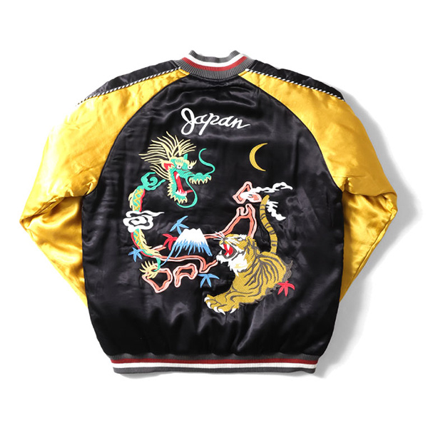 HOUSTON ヒューストン【HOUSTON】RAYON SOUVENIR JACKET (MAP