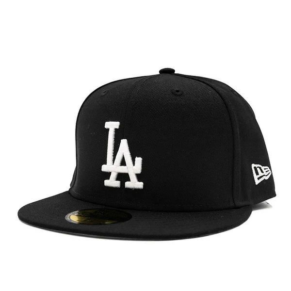 ニューエラ/NEW ERA 59fifty Los Angeles Dodgers ロサンゼルス ドジャース LA 帽子 キャップ ロゴ メンズ レディース MLB メジャーリーグ グレー ブラック｜bobsstore｜03