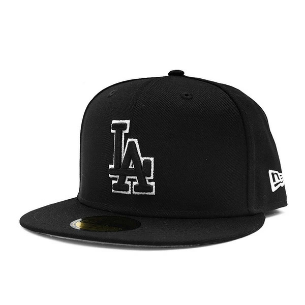 ニューエラ/NEW ERA 59fifty Los Angeles Dodgers ロサンゼルス ドジャース LA 帽子 キャップ ロゴ メンズ レディース MLB メジャーリーグ グレー ブラック｜bobsstore｜04
