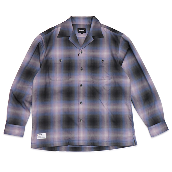 SCHOTT（ショット） ショット【Schott】782-6120001 OMBRE CHECK SHIRT