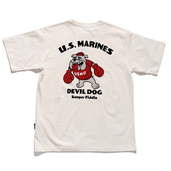 国内発送☆AVIREX☆USMC BULLDOG T-SHIRT AVIREX アヴィレックス【AVIREX】USMC BULLDOG T-SHIRT