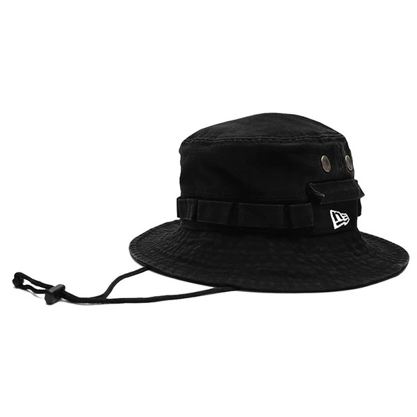 新品未使用アウトドア!ニューエラアドベンチャー ダックブラックL/XL 61CM NEW ERA（ニューエラ） アドベンチャー ツイルコットン ダックコットン