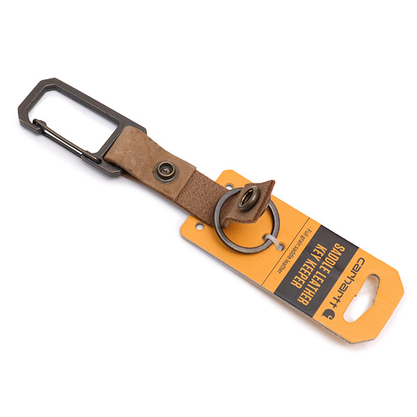 光輝 Carhartt（カーハート) wip カラビナ キーリング Carhartt（カーハート） カーハート【carhartt】SADDLE LEATHER KEY