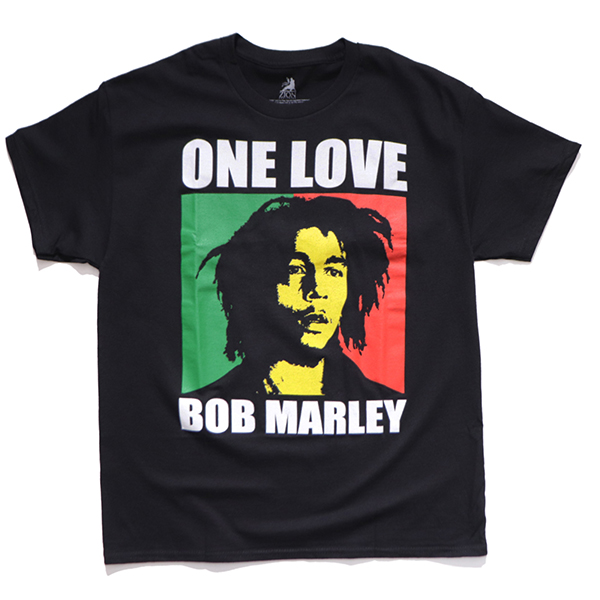 ボブ・マーリー【Bob Marley】BOB-ONELOVE Tシャツ ロックT 半袖 