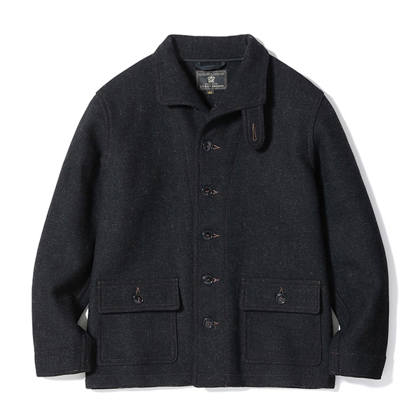 新品 バズリクソンズ サブマリンコート 38M-L メルトン生地 アメカジ 立襟 新品 バズリクソンズ サブマリンコート 38M-L メルトン生地 アメカジ