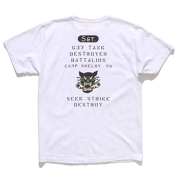 バズリクソンズ【BUZZ RICKSON&apos;S】T-SHIRT &quot;637th TANK DESTROY...