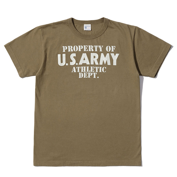 バズリクソンズ【BUZZ RICKSON'S】BR79348 T-SHIRT "U.S. ARMY ATHLETIC DEPT." Tシャツ 半袖 メンズ レディース アメリカ製｜bobsstore｜04