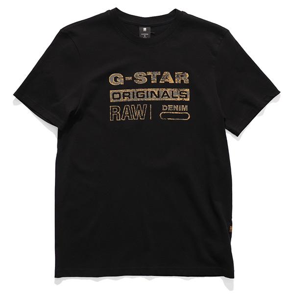 ジースター ロウ【G-STAR RAW】DISTRESSED ORIGINALS SLIM R T メンズ Tシャツ 半袖 ロゴ カットソー トップス スリムフィット【ネコポス発送無料】｜bobsstore｜03