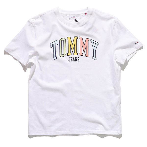 トミージーンズ【TOMMY JEANS】DM16401 SS TEE ロゴ Tシャツ クルーネック ...