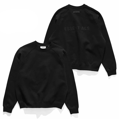 FOG ESSENTIALS【エッセンシャルズ】BACK LOGO CREW NECK SWEAT SHIRTS スウェット トレーナー メンズ ロゴ  裏起毛 正規品 トップス 長袖