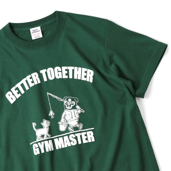 ジムマスター【gym master】G374717 5.6oz BETTER TOGETHER Tee Tシャツ 半袖 トップス ユニセックス メンズ レディース【ネコポス発送】｜bobsstore｜04