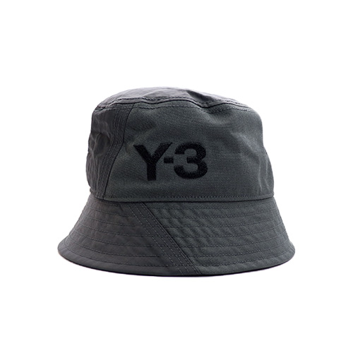 アディダス【adidas】Y-3/ワイスリー BUCKET HAT メンズ バケットハット バケハ ハット ロゴ キャップ 帽子 ブラック グレー  山本耀司