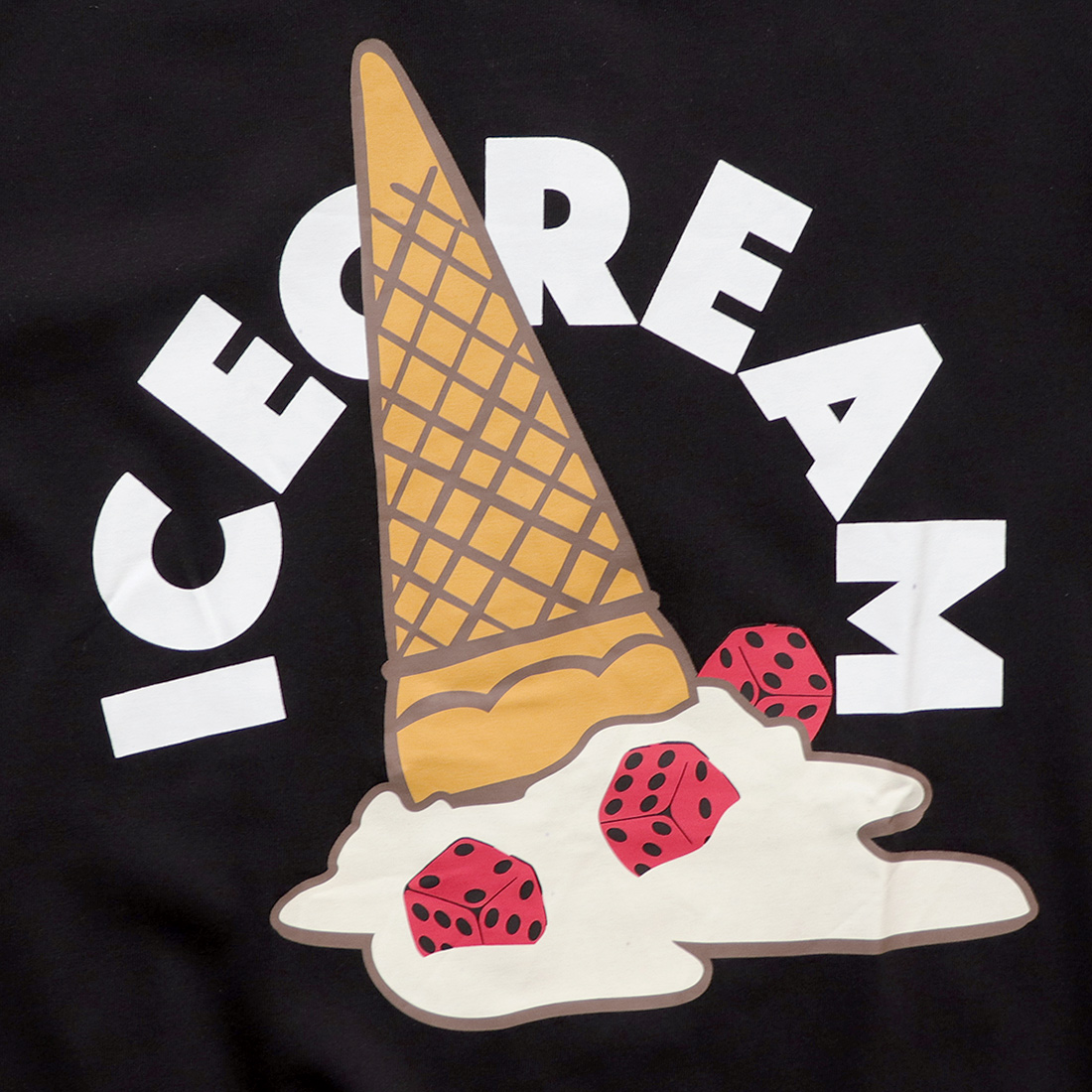 アイスクリーム【ICE CREAM】SPILL SS TEE 半袖 ソフトクリーム