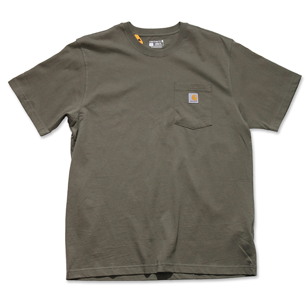 【Carhartt】カーハート Tシャツ グレージュ Carhartt カーハート carhartt Men's K87 WORK POCKET T-Shirt
