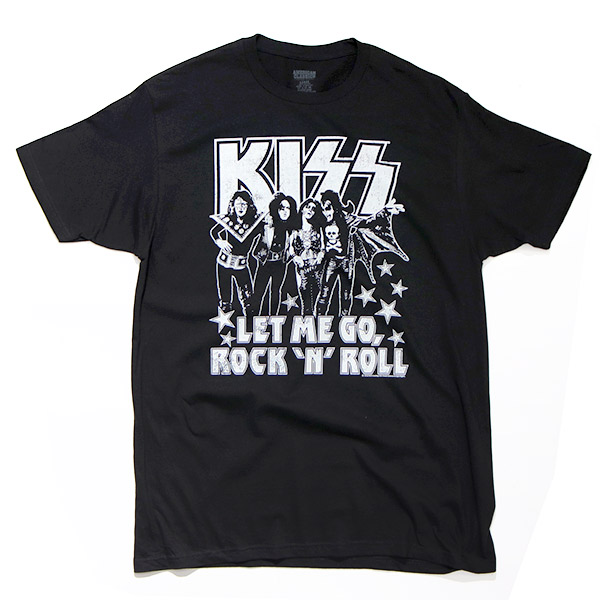 キッス【KISS】LET ME GO ROCK 'N' ROLL TEE Tシャツ 半袖 ロックT バンドT ハードロック アメリカ メンズ レディース【ネコポス発送】｜bobsstore｜02