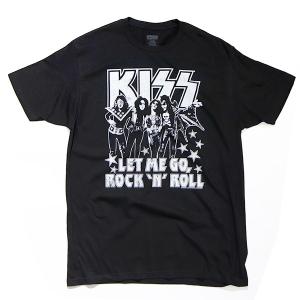 キッス【KISS】LET ME GO ROCK &apos;N&apos; ROLL TEE Tシャツ 半袖 ロックT ...