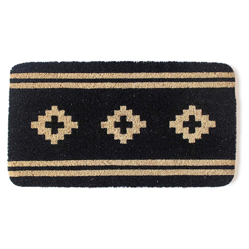 キーストーン【KEY STONE】コイヤーマット 玄関マット COMA MAT(IN0491) ナチュラル カフェ風 おしゃれ スマイル ネイティブ柄 |  | 06