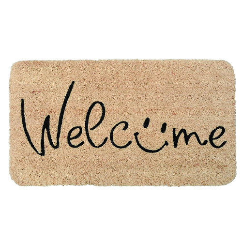 キーストーン【KEY STONE】コイヤーマット 玄関マット COMA MAT(IN0491) ナチュラル カフェ風 おしゃれ スマイル ネイティブ柄 |  | 02