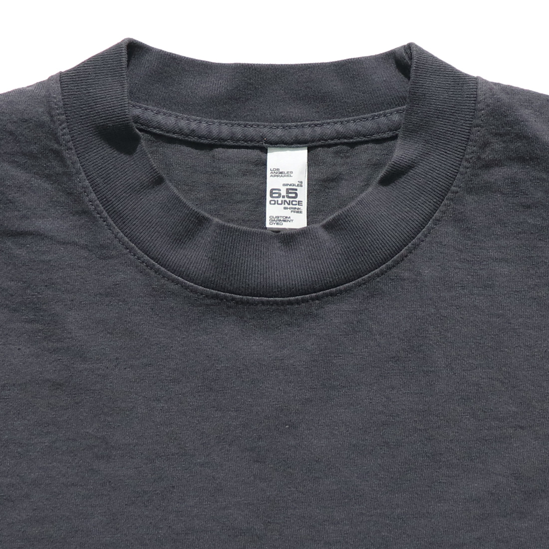 ロサンゼルスアパレル【Los Angeles Apparel】6.5oz Garment Crew Neck T-Shirt Tシャツ 無地 ウォッシュ ユニセックス MADE IN USA【ネコポス発送無料】｜bobsstore｜10