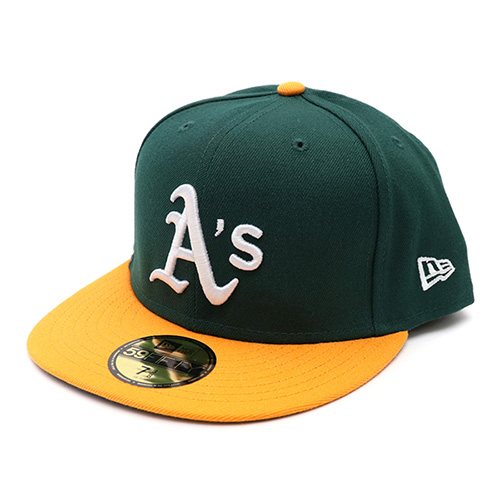 ニューエラ/NEW ERA 59FIFTY MLBオンフィールド オークランド・アスレチックス ホー...