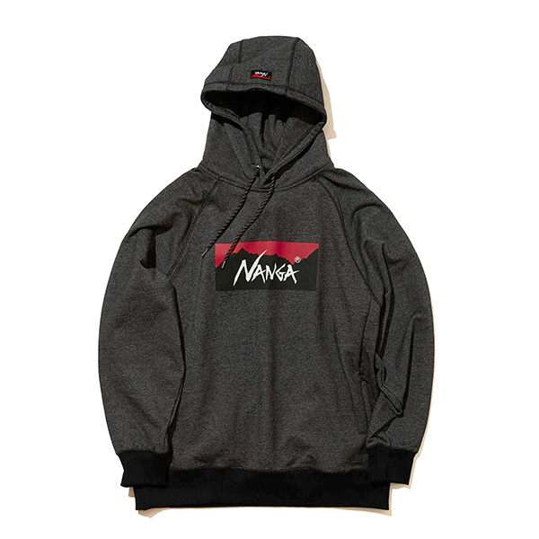 ナンガ【NANGA】ECO HYBRID BOX LOGO SWEAT HOODIE エコハイブリッ...