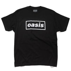 オアシス【OASIS】BOX LOGO TEE Tシャツ 半袖 ロックT バンドT ロゴ ポップ ロ...