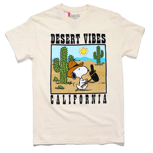 ピーナッツ【PEANUTS】DESERT VUBES CALIFORNIA TEE Tシャツ 半袖 ...