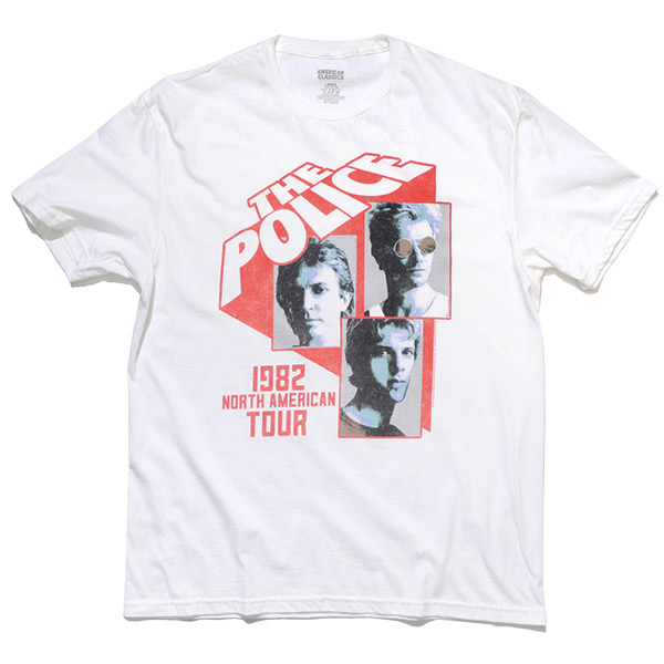 ポリス【The Police】1982 North American Tour TEE Tシャツ 半...