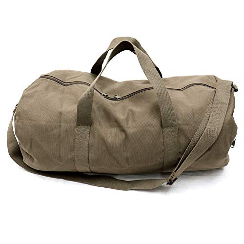 ロスコ /Rothco Canvas Shoulder Duffle Bag 24 Inch ダッフルバッグ ボストンバッグ ショルダーバッグ 旅行  ジム バック 大きめ 米軍 ミリタリー