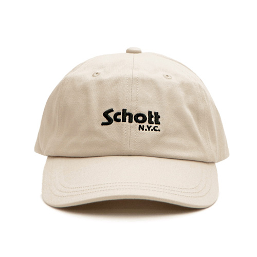 ショット【Schott】SC006 TWILL CAP ツイルキャップ ローキャップ キャップ コットン  帽子 CAP サイズ調節可能 ユニセックス カジュアル【ネコポス発送】 | SCHOTT | 01