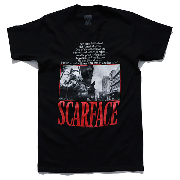 上品コーデはコレで安心！ スカーフェイス アル・パチーノ Tシャツ TEE FACE】S/S 【SCAR ユニフォームシャツ