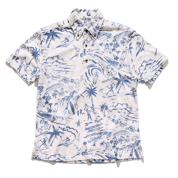 Alohamen商品 SUN SURF サンサーフ【SUN SURF】HAWAIIAN POLO SHIRT ポロシャツ 半袖