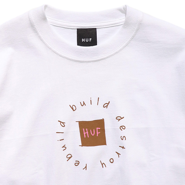 HUF ハフ【HUF】REBUILD LS TEE TS01933 メンズ ロゴ ロングT