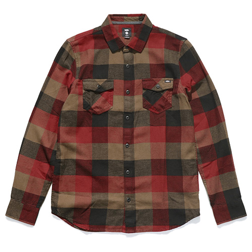 バンズ【VANS】VN000JOG MN BOX FLANNEL 長袖 チェックシャツ