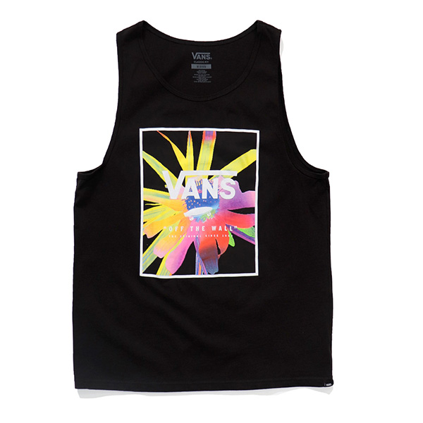 バンズ【VANS】MN PRINT BOX TANK タンクトップ クラシックフィット ボックスロゴ...