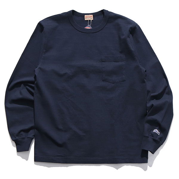 WHITESVILLE ホワイツビル【WHITES VILLE】LONG SLEEVE POCKET T-SHIRT