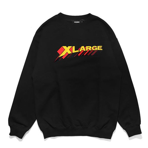 生まれのブランドで XLARGE エクストララージ 3Dロゴスウェット ブルー