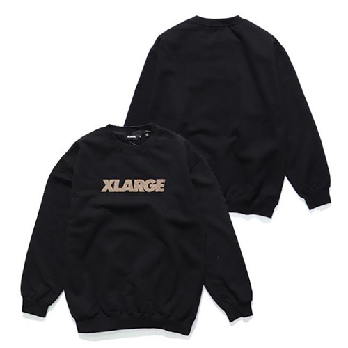 エクストララージ【X-LARGE】EMBROIDERY STANDARD LOGO CREWNECK SWEAT スウェット トレーナー メンズ トップス 長袖 ロゴ ゴリラ 裏毛｜bobsstore｜03