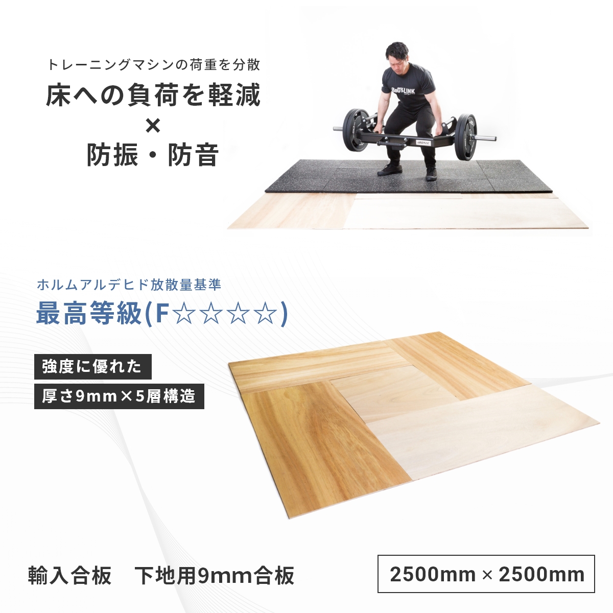 BoDYLINK (ボディリンク) 下地用 F4S合板 [T2F4S] / 床材