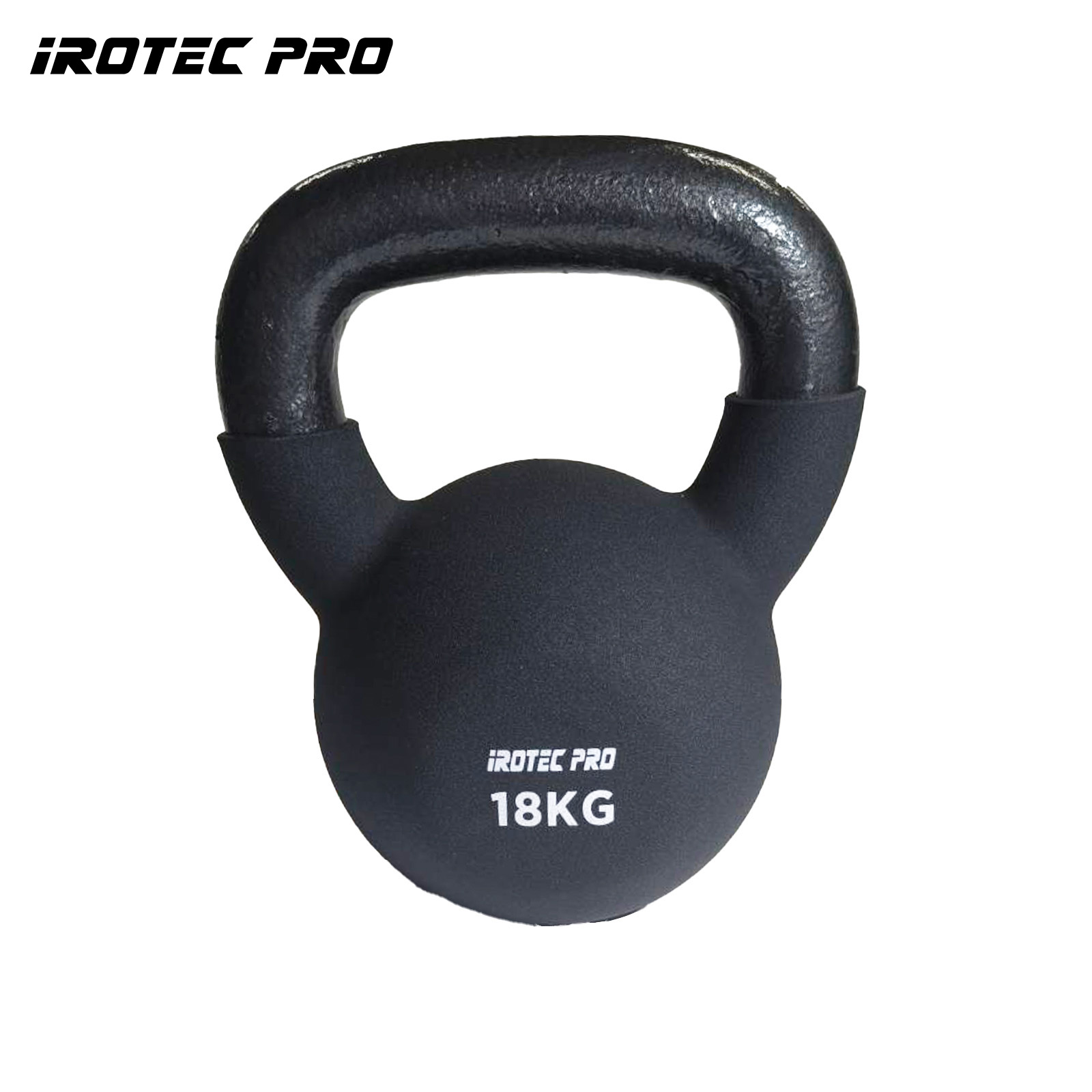 ケトルベル 18kg ネオプレーン ケトルダンベル トレーニング 器具 鉄製