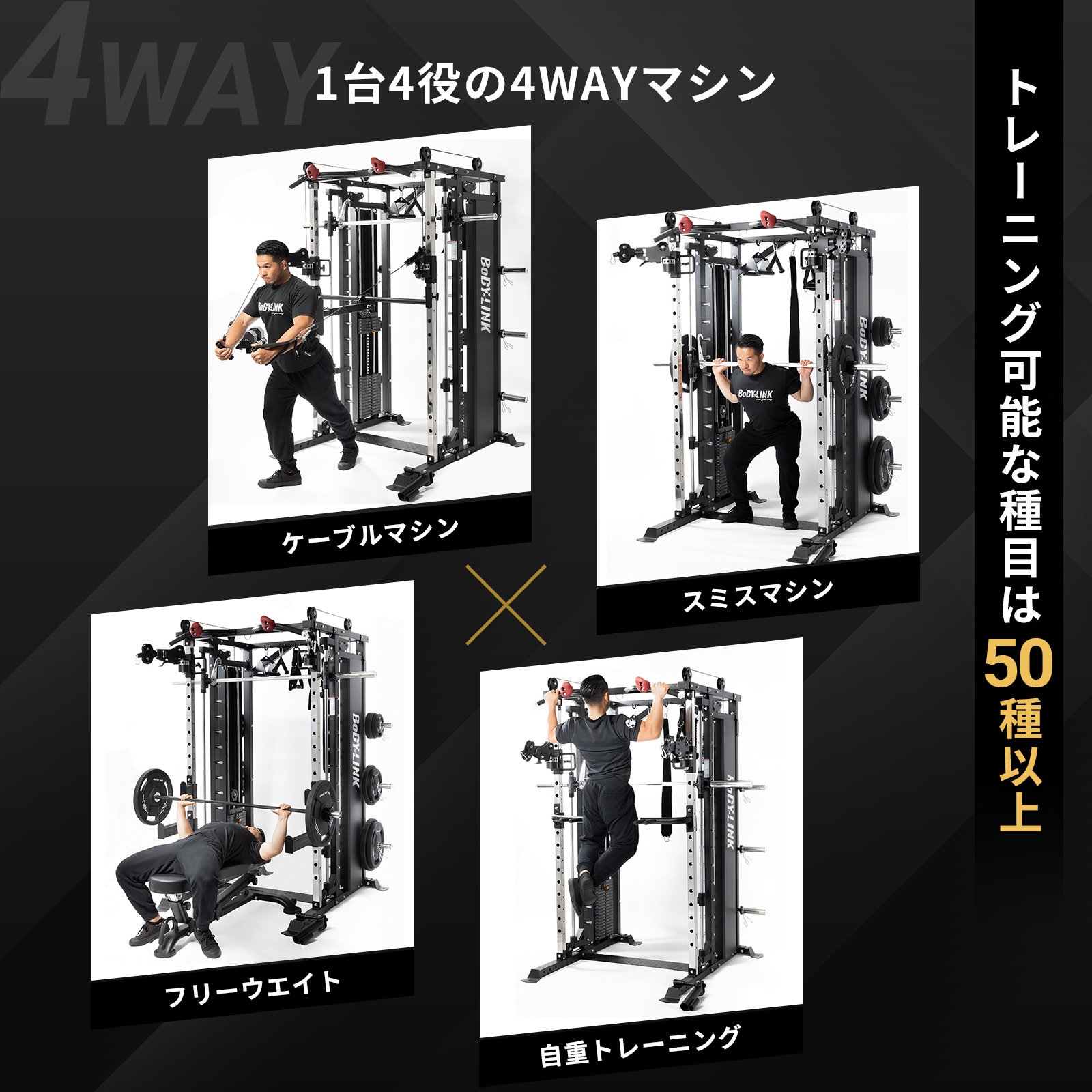 オールインワンラック 新商品 BoDYLINK ボディリンク オールラウンド