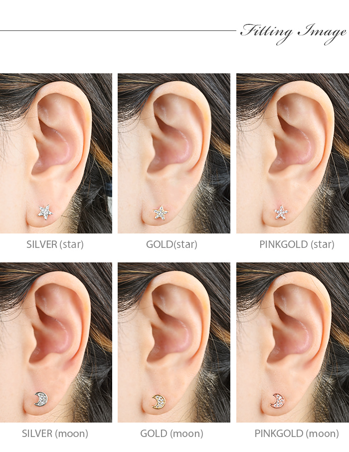 Body-Style 両耳セット 新型キャッチ 外れにくい ネジ式 ピアス 0.8mm 